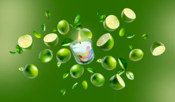 Colors of Passion – A Green Lemon Candle for Energy and Inspiration